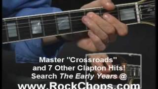 Eric Clapton Tabs Crossroads Video Guitar Lesson [upl. by Ayom]