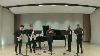 Borodin  Polovtsian Dances  Clarinet Saxophone Quartet Piano arr GassotPepin [upl. by Olethea]