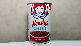 Review of Wendys chili with beans [upl. by Dale]