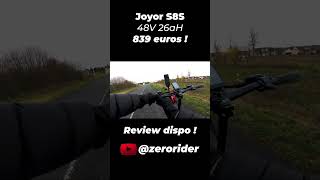 Joyor S8S en test  ridesafe escooter trottinetteelectrique [upl. by Suoivatnom]