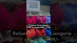 Reliance Trends Lingerie Starting 299 lingerie reliancetrendsoffertoday shorts bracollection [upl. by Roselin]