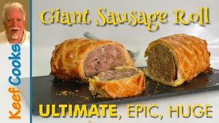 Giant Sausage Roll  Ultimate Sausage Roll [upl. by Yee]