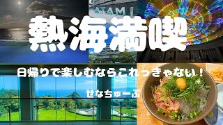 【ひとり旅】熱海日帰りの旅〜MOA美術館、來宮神社、熱海城、お風呂に食にスイーツ堪能！〜 [upl. by Suidualc]