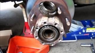 2000 Ford F 350 rear brake replacement [upl. by Nosrak]