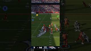 Courtland Sutton makes a grab in between two defenders for a touchdown broncos madden nfl shorts [upl. by Ruvolo]