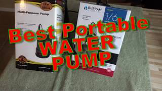 Best Water Pump Red Lion VS Burcam Portable Pump [upl. by Nerfe]