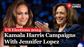 Live US Elections 2024  Kamala Harris Campaigns With Jennifer Lopez In Las Vegas Nevada [upl. by Innig]