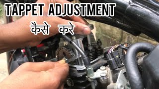 HOW TO CHECK amp ADJUST TAPPET CLEARANCE ON MOTORCYCLE  APACHE [upl. by Neelyak]