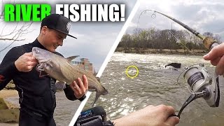 FISHING FOR RIVER MONSTERS 6  Vlog Island Hopping  DALLMYD [upl. by Ezeerb]