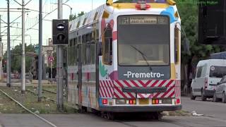 Trams PreMetro in Buenos Aires Argentina  Premetro subte de Buenos Aires [upl. by Jennee]