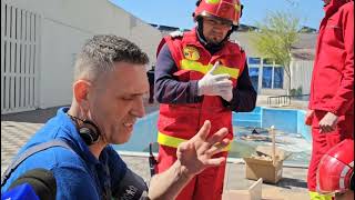 Incendiu la Hotel Parc din Mamaia Intervin pompierii [upl. by Homovec]