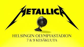 Metallica esiintyy Helsingin Olympiastadionilla kahtena iltana kesäkuussa 2024 [upl. by Llatsyrc254]