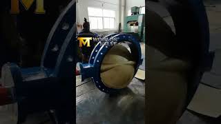 Butterfly Valve machine butterflyvalve valve worldsvalve worlds chinafactory valvefactory [upl. by Dyan919]