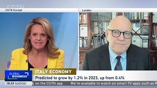 Italy economy quotFor now the situation seems to be positivequot [upl. by Airret]