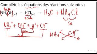 Les réactions chimiques et la stoechiométrie [upl. by Tterrag]