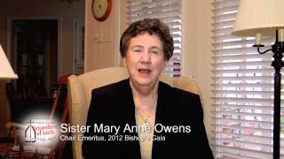 A Message from Sr Mary Anne Owens SSND [upl. by Lolita]