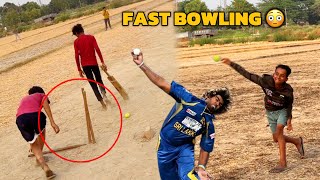 Zeeshan Ne ki Fast Bowling Malinga Jaisa 😳 Stump Tod Dia 😂 [upl. by Luwana]