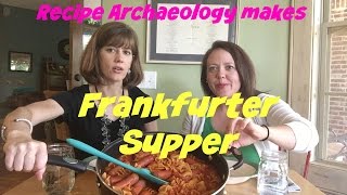 Frankfurter Supper or Homemade Spaghettios  Recipe Archaeology [upl. by Zednanref]