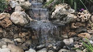 Construcción de cascada de piedra natural Marbella Málaga [upl. by Chanda]