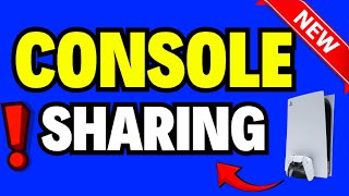 How to Fix Console Sharing PS5 [upl. by Nataniel683]