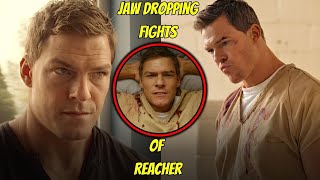 10 Best Fight Scenes of Reacher Season 1 [upl. by Cirted]