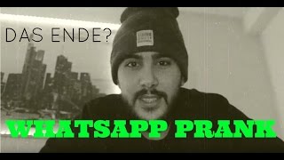 LETZTER WHATSAPP PRANK Das FINALE endet süß [upl. by Aniat]