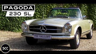 MERCEDES 230SL  280 SL PAGODE PAGODA 1966  Driving  MercedesBenz W113 Engine sound  SCC TV [upl. by Johannessen]