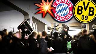 BVBUltras reisen wieder aus München abBayern vs Dortmund [upl. by Aland953]