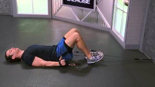 HOW TO DO Lying Biceps Hammer Low Curl with Resistance Bands [upl. by Evadnee]