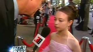 Jodelle Ferland  Swimming Lessons Premiere  Interview [upl. by Sager]