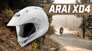 Arai XD4 ADVDual Sport Motorcycle Helmet [upl. by Annayar918]