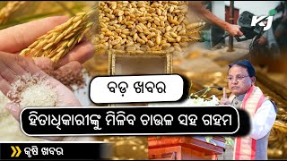 ହିତାଧିକାରୀଙ୍କୁ ମିଳିବ ଚାଉଳ ସହ ଗହମ  Mohan Majhi  Ration Card  Gold Price  Weather Updates [upl. by Nhor]