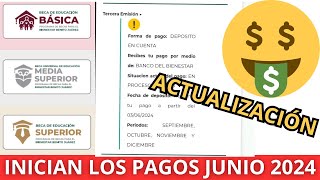 INICIAN los Pagos de las Becas Benito Juárez 2024 3 de Junio [upl. by Franci]