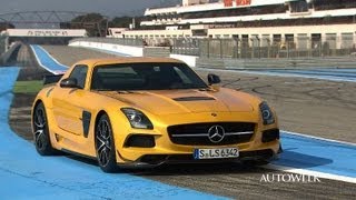 2014 MercedesBenz SLS AMG Black Series  drive review video [upl. by Baecher375]