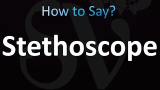 How to Pronounce Stethoscope Correctly [upl. by Halullat]