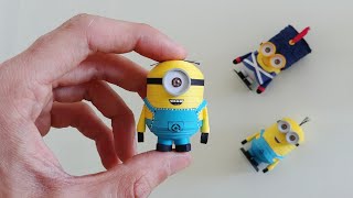 How To Make 3D Quilling Minion StuartArtoholic3D Quilling [upl. by Aicire]