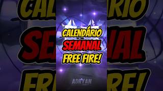 Parte 1  Calendário Semanal Com Vários Eventos Insanos garena freefire shortsff freefirebr [upl. by Sorenson]