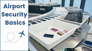 Airport Security Basics What to Take Out of Your Bag [upl. by Jemmie]