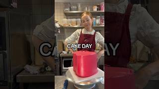 Cake day in the bakery 👋🏼 bakeryowner [upl. by Meehyrb563]