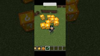 Minecraft LUCKY BLOCK 😇💲 minecraft shorts [upl. by Greeson]