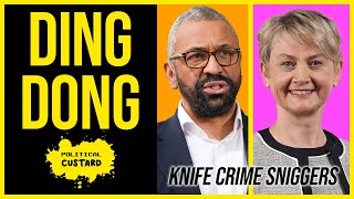 WHEN James CLEVERLY Accused Yvette COOPER Of Laughing At Knife Crime [upl. by Akimak659]