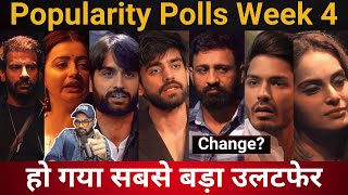 Bigg Boss 18 Popularity polls of week 4 हो गया सबसे बड़ा उलटफेर [upl. by Chamberlin]