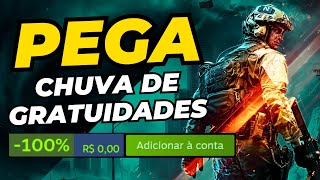 VOA 5 jogos pagos DE GRAÇA 4 jogos GRÁTIS ofertas de Battlefield Star Wars e mais na EA e Steam [upl. by Rosanna965]