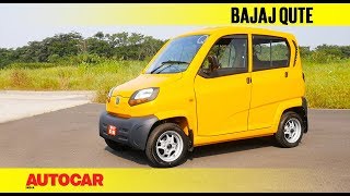 Bajaj Qute  First Drive Review  Autocar India [upl. by Ainoda192]