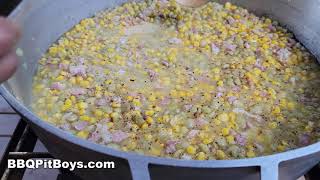 BACON SUFFERIN SUCCOTASH  Recipe  BBQ Pit Boys [upl. by Utter]