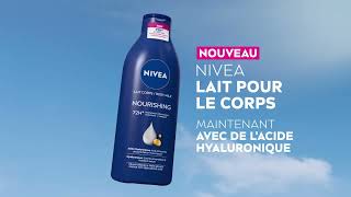 NOUVEAU NIVEA LAIT POUR LE CORPS – Maintenant avec de l’acide hyaluronique [upl. by Perla]