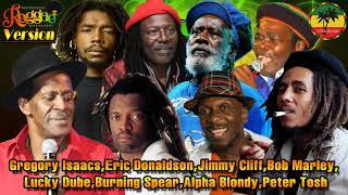 Gregory IsaacsPeter ToshJimmy CliffBob MarleyLucky DubeBurning SpearEric Donaldson 100 Songs [upl. by Hadnama]