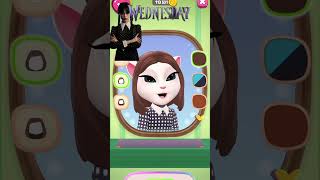 My Talking Angela 2 in Wednesday style angelacotton mytalkingangela2 animation [upl. by Gilbart253]