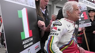 ADAC Sachsenring Classic 2022 Giacomo Agostini auf MV Agusta [upl. by Serafina]