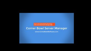 How to Automate Registry Monitoring with Corner Bowl Server Manager 2025 [upl. by Kalbli852]